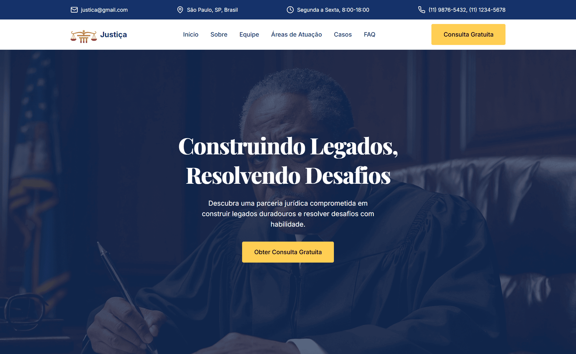 Modelo de Site Moderno